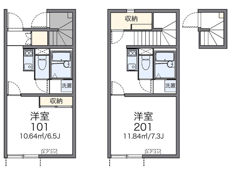 レオネクストスクウェア　ワン 間取図