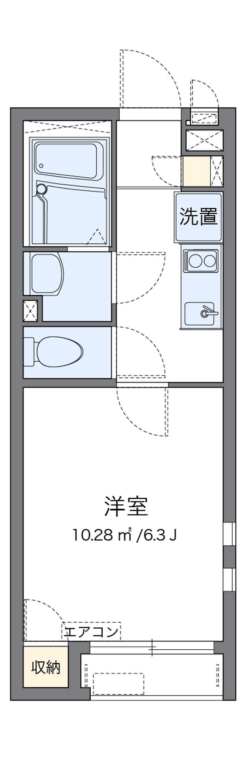 クレイノときの杜 間取図
