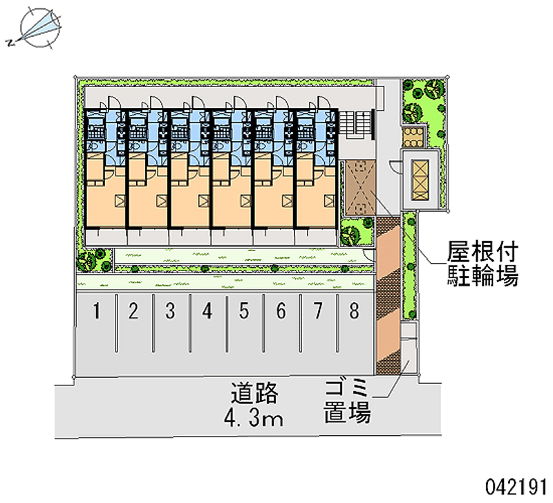 レオパレス安住 月極駐車場