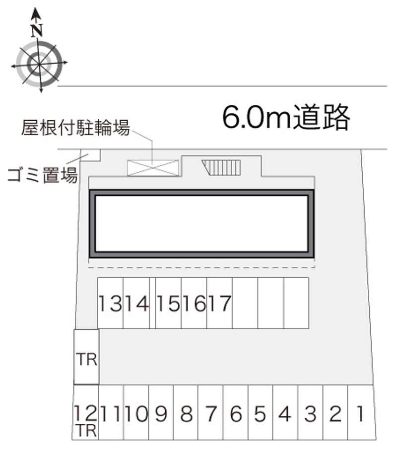 レオパレスアルコバレーノ 配置図