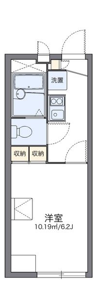 レオパレスヒルズ島台 間取り図