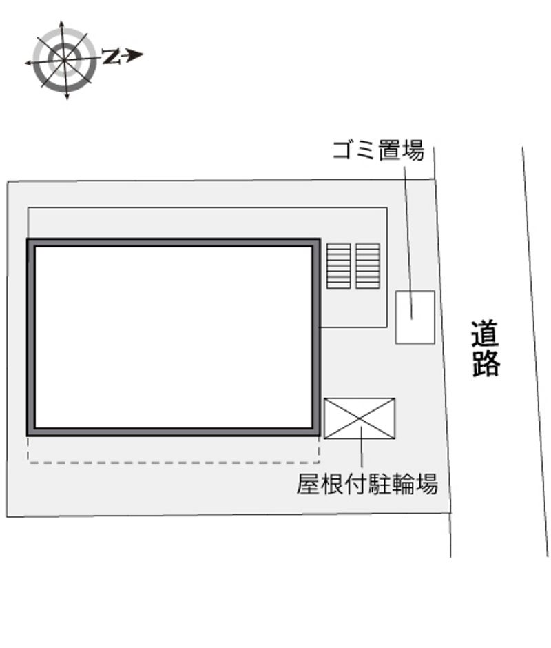 レオパレス千林 配置図