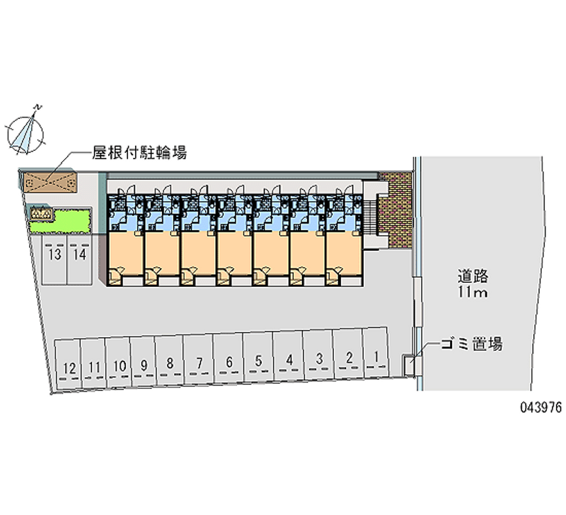 43976 bãi đậu xe hàng tháng