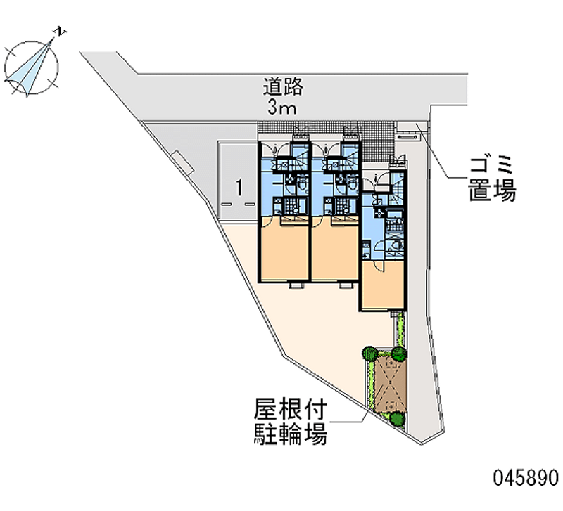 レオネクストオレガノ 区画図