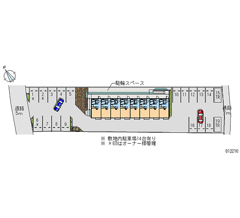 レオパレスルミエール 区画図