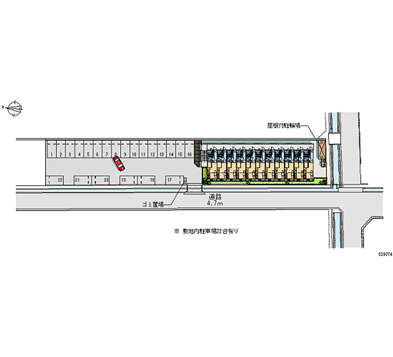 29774 bãi đậu xe hàng tháng