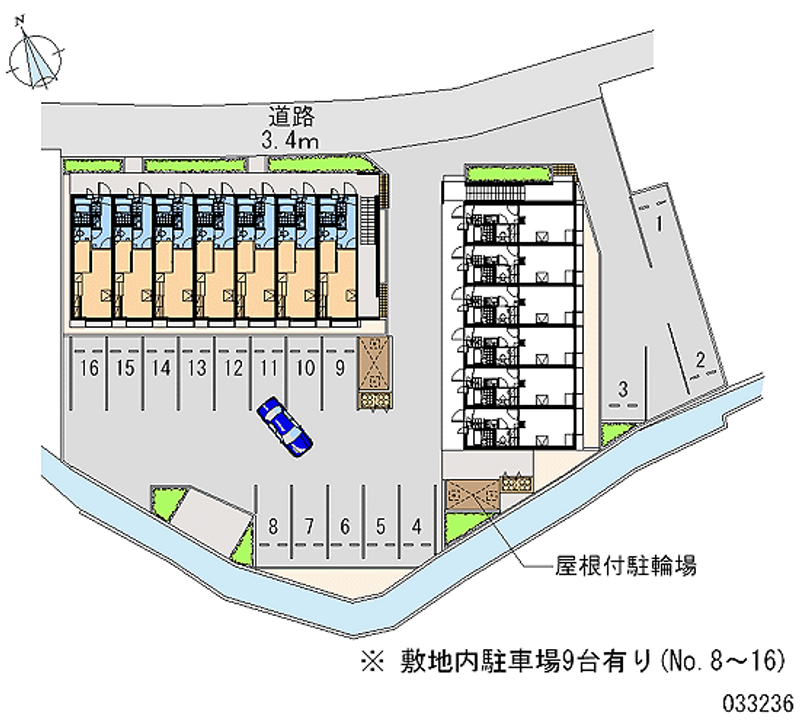 レオパレス眞 月極駐車場