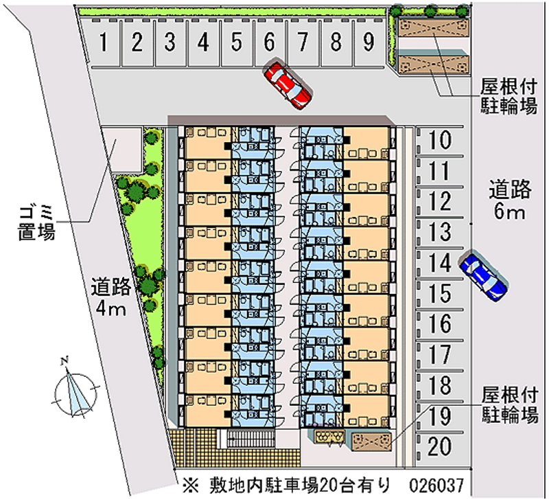 26037 Monthly parking lot