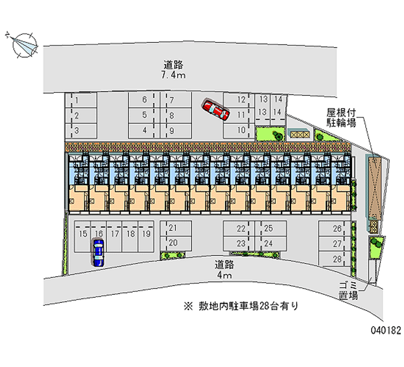 40182 bãi đậu xe hàng tháng