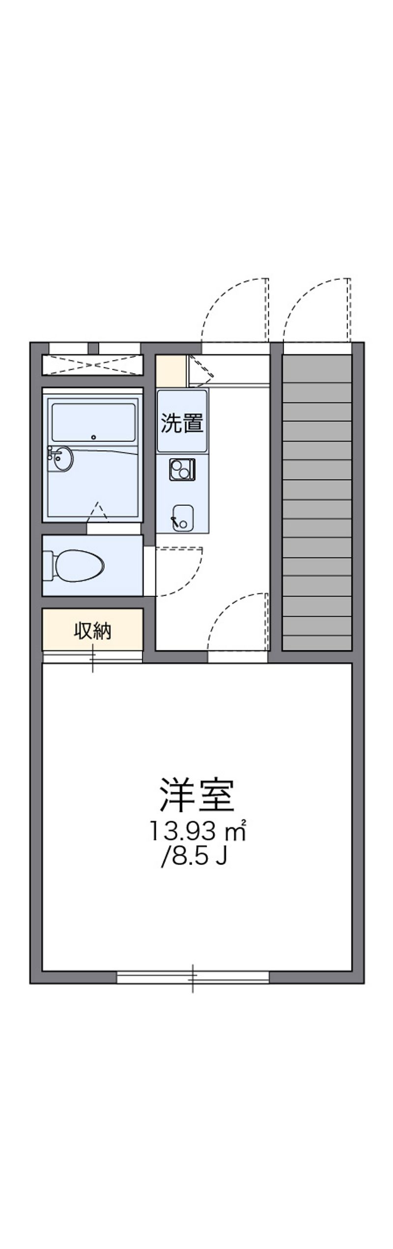 レオパレス鶴間アイリスⅡ 間取図