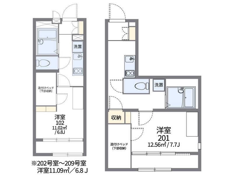 レオパレスダンデライオン 間取図