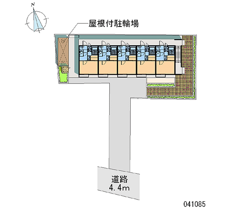 レオパレスエリジェ 区画図