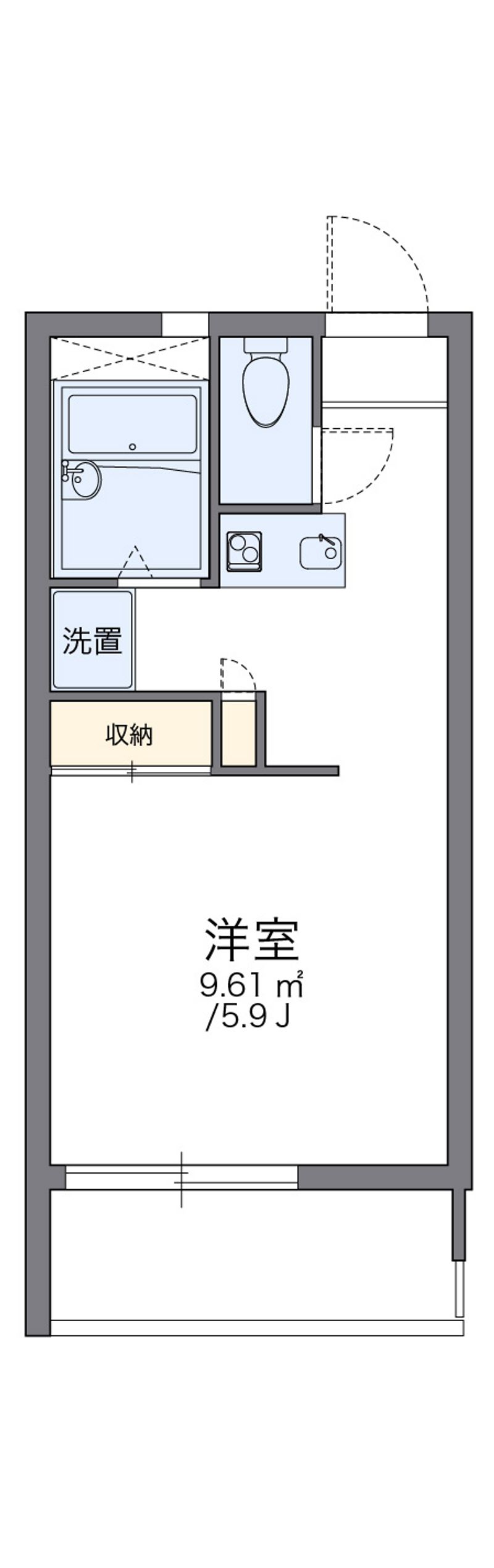 レオパレス太平 間取図