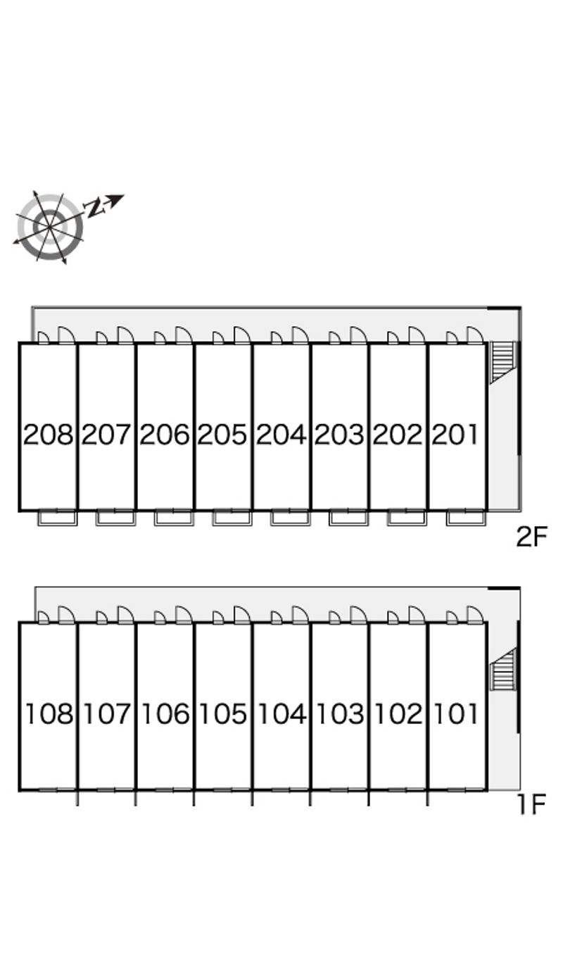 レオパレスＡＮＮＥＸ　ＥＳＴ 間取り配置図