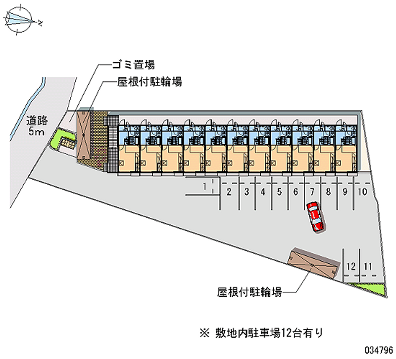 レオパレスエスペーロ 月極駐車場