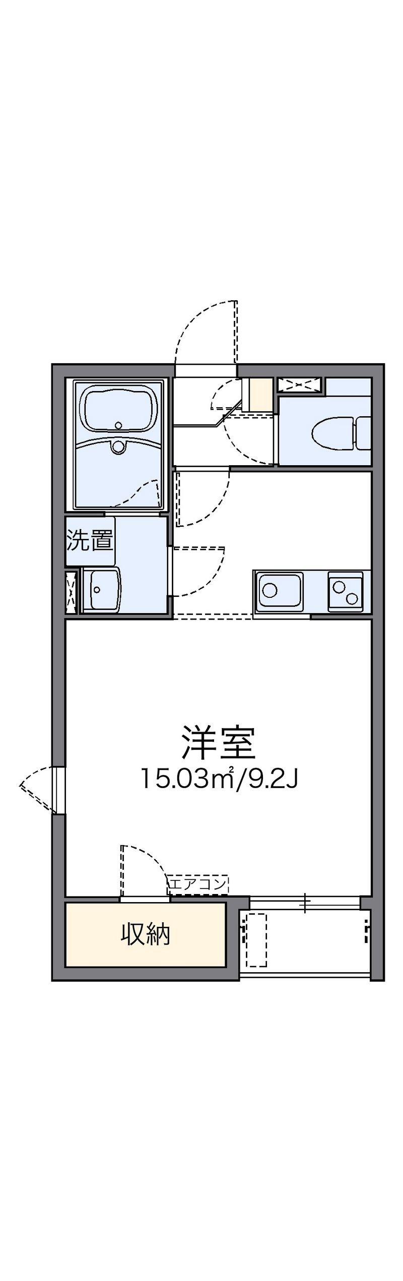 レオネクスト東八　エコー 間取図