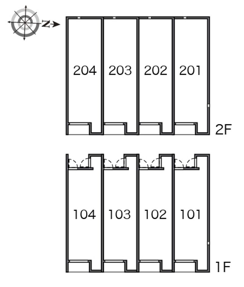 レオネクストファトミリー 間取配置図