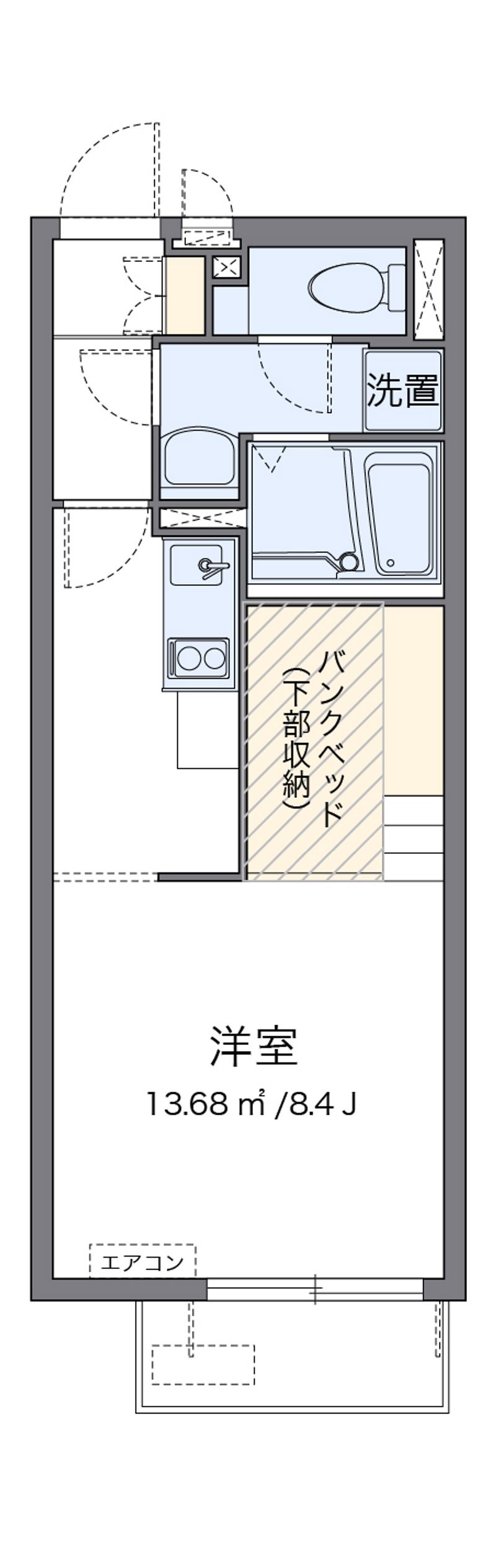 ミランダサンシャインⅢ 間取図