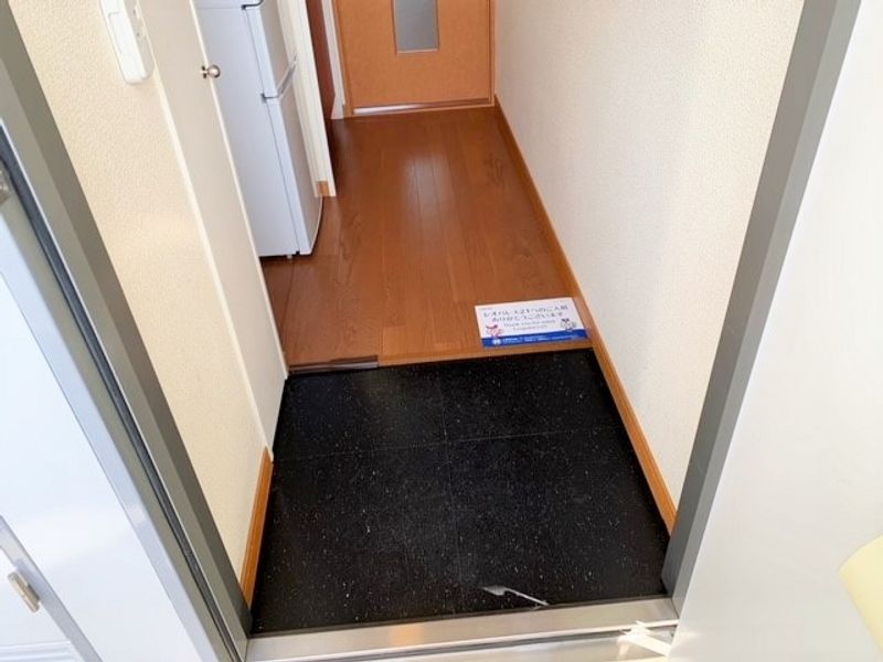 レオパレスうぐいす 玄関