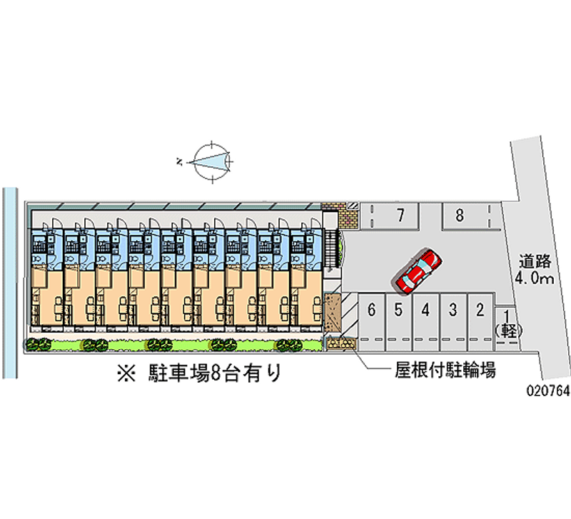 20764 Monthly parking lot