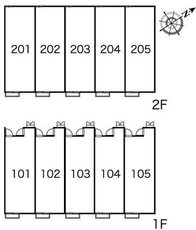 レオパレス満望 間取配置図