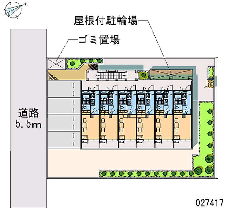 レオパレス舞浜 区画図