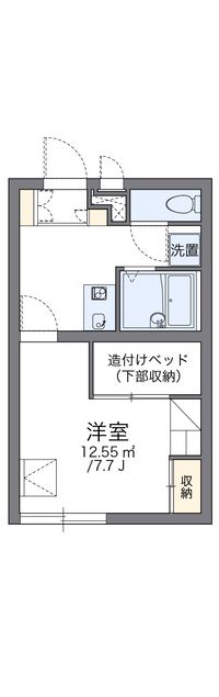 レオパレス八甲田山 間取り図