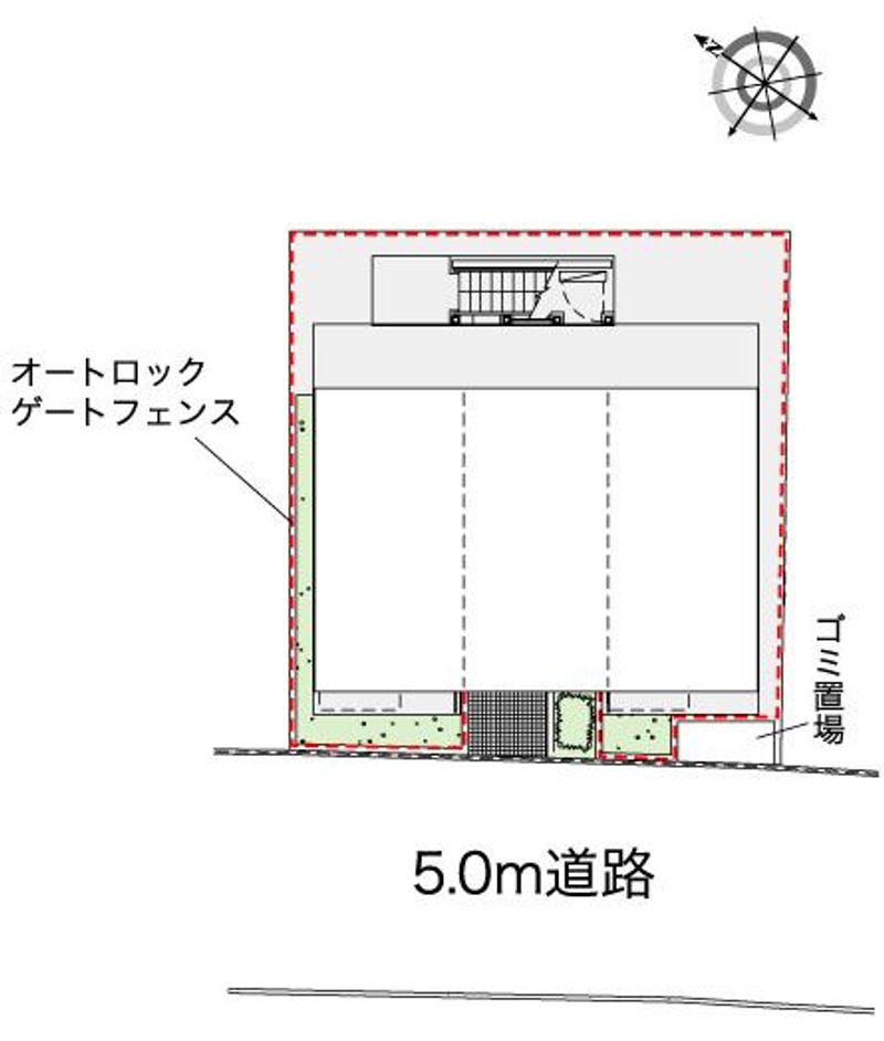 レオパレスルルド 配置図