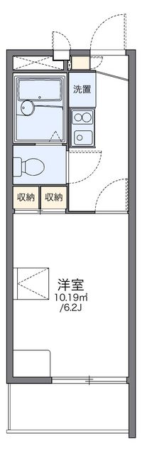 レオパレスモンフレール 間取り図