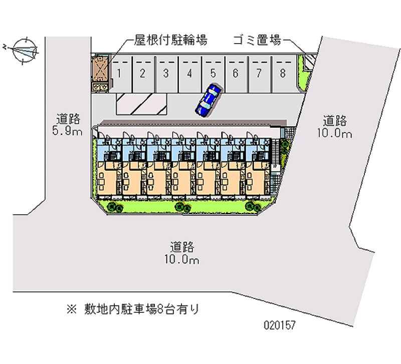 20157 Monthly parking lot