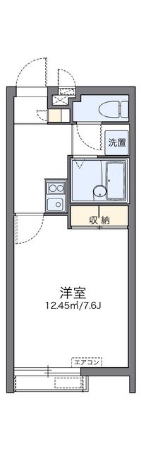 レオパレス蘭 間取り図