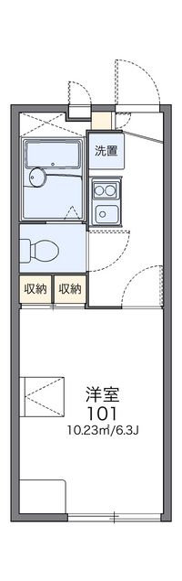 レオパレスコテージ大森弁天 間取図