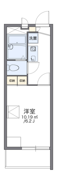 レオパレスサマーランド 間取り図