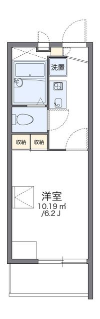レオパレスサマーランド 間取図