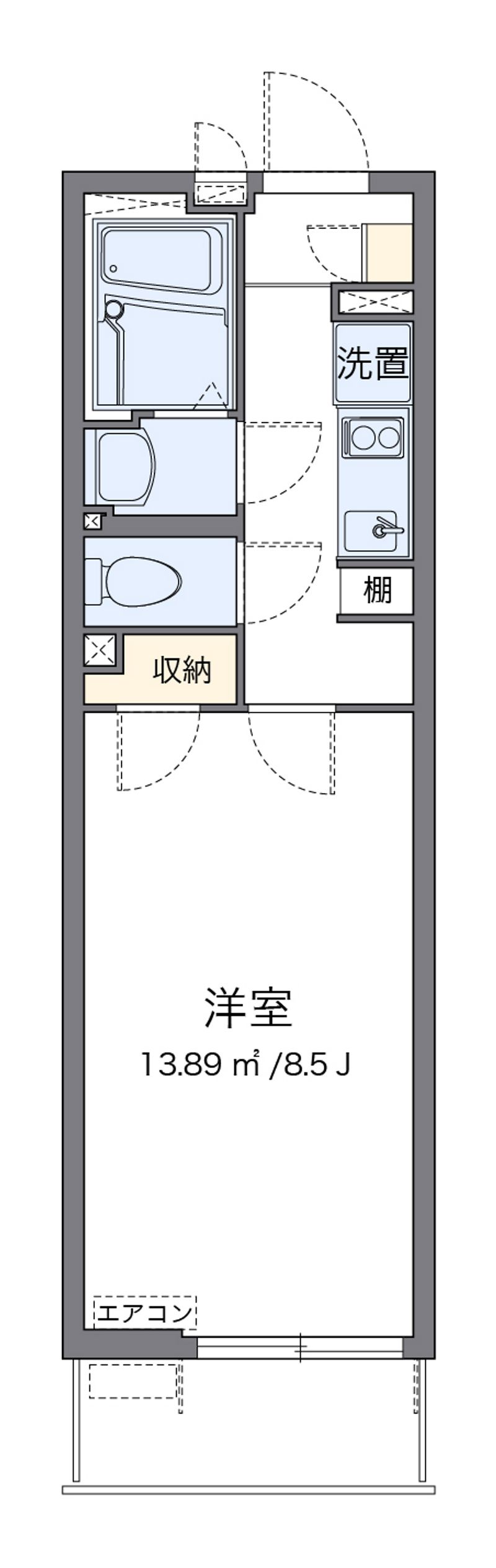 クレイノリーブル 間取図