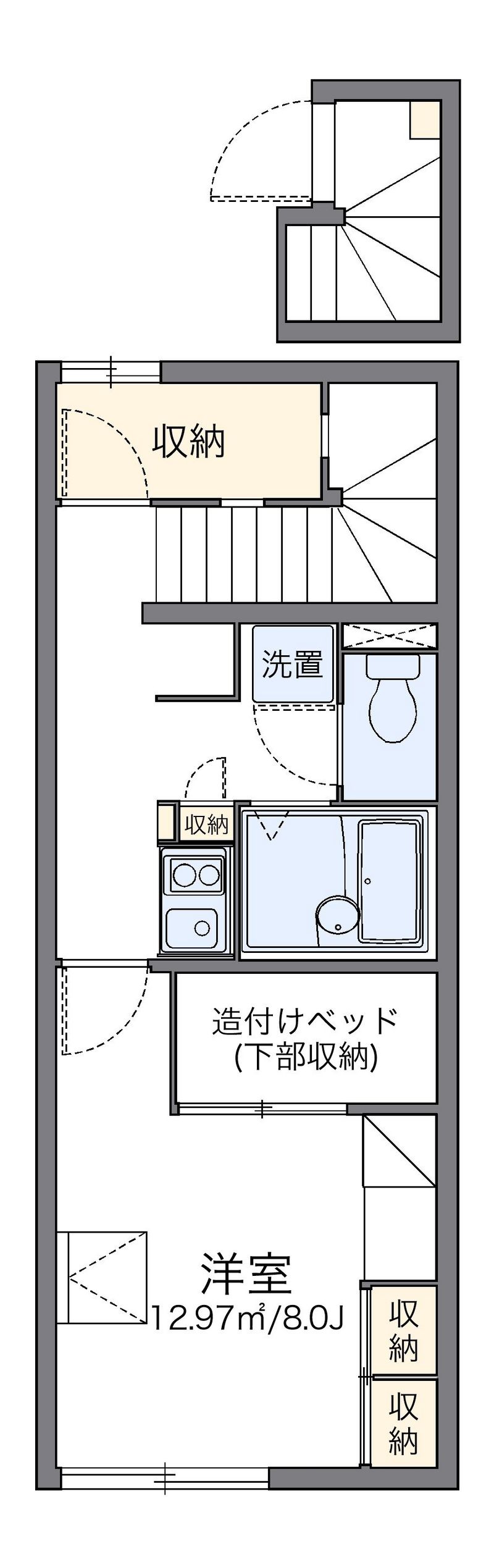 レオパレス柊 間取図