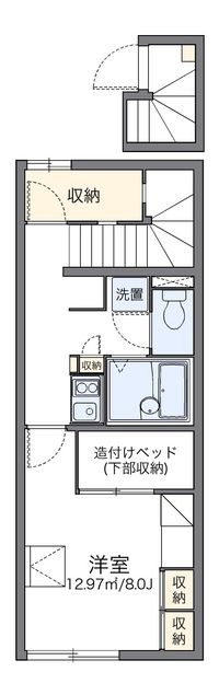 レオパレス柊 間取り図