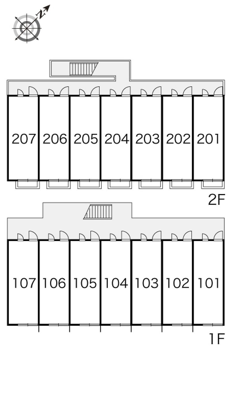 レオパレスフレア 間取り配置図