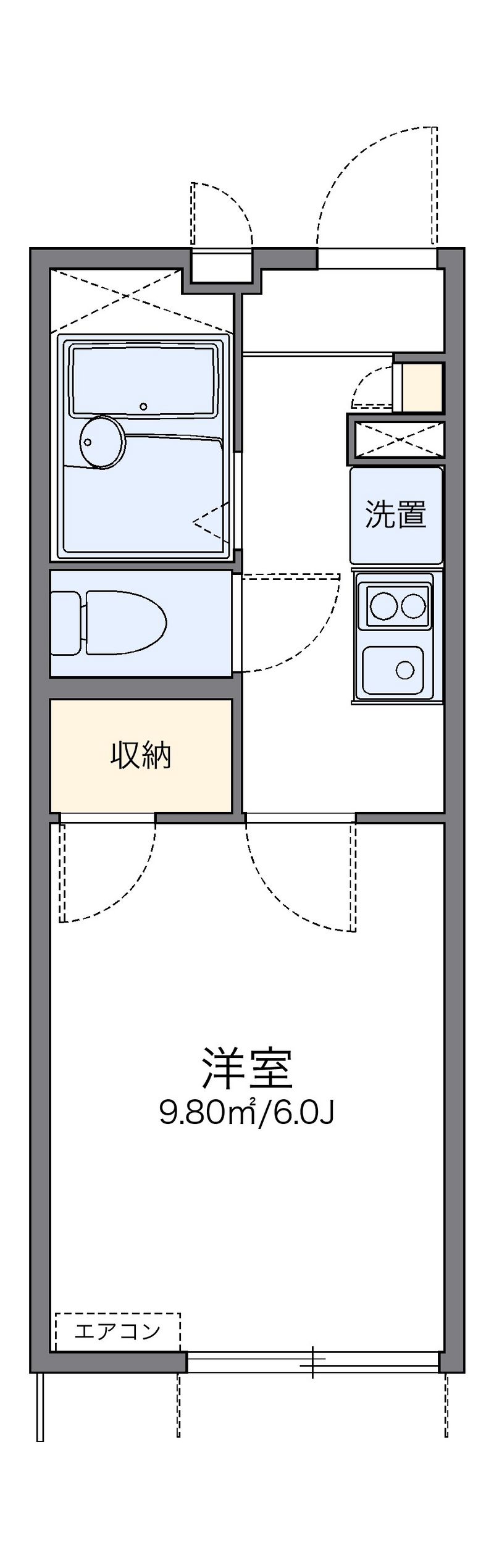 レオパレスＶ　Ｆｉｅｌｄ 間取図