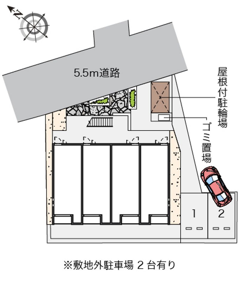 クレイノメゾン　ド　ミント板宿 配置図
