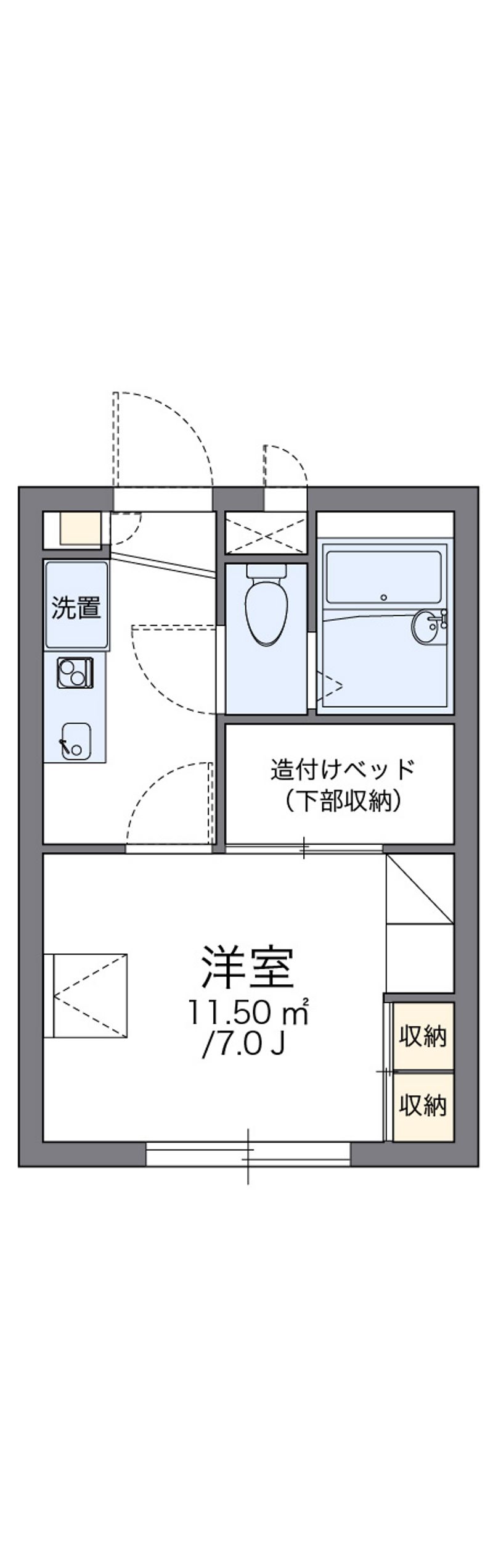 レオパレスメゾン　ドゥ　トロン 間取図