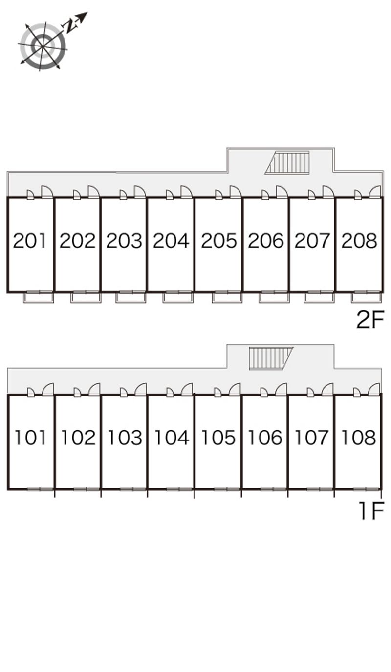 レオパレスストリーム 間取配置図