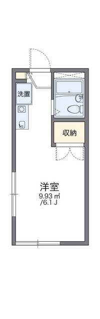 レオパレス中曽根Ⅱ 間取り図