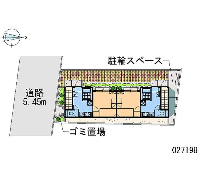 レオパレスベルハイツ 区画図