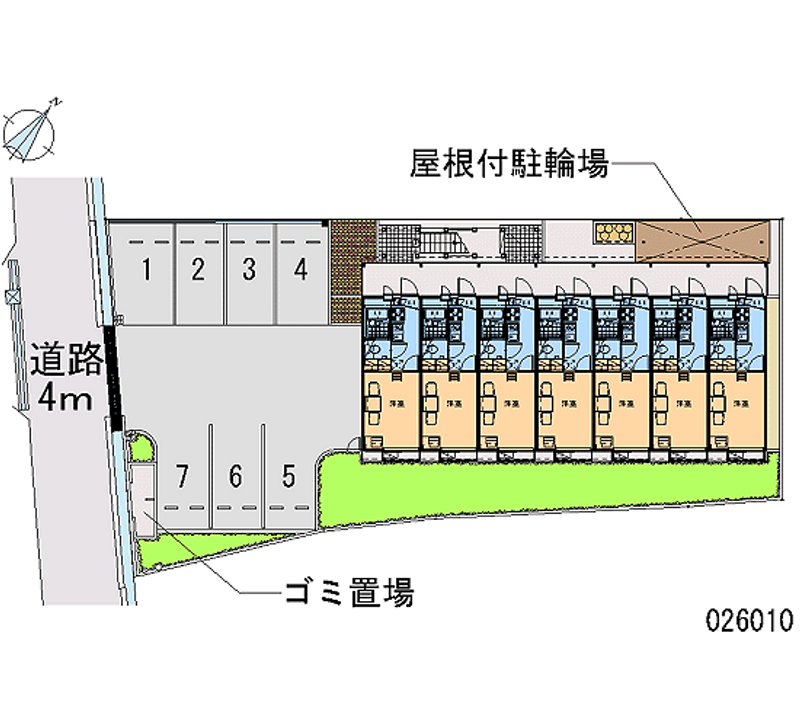 レオパレス穂風 月極駐車場