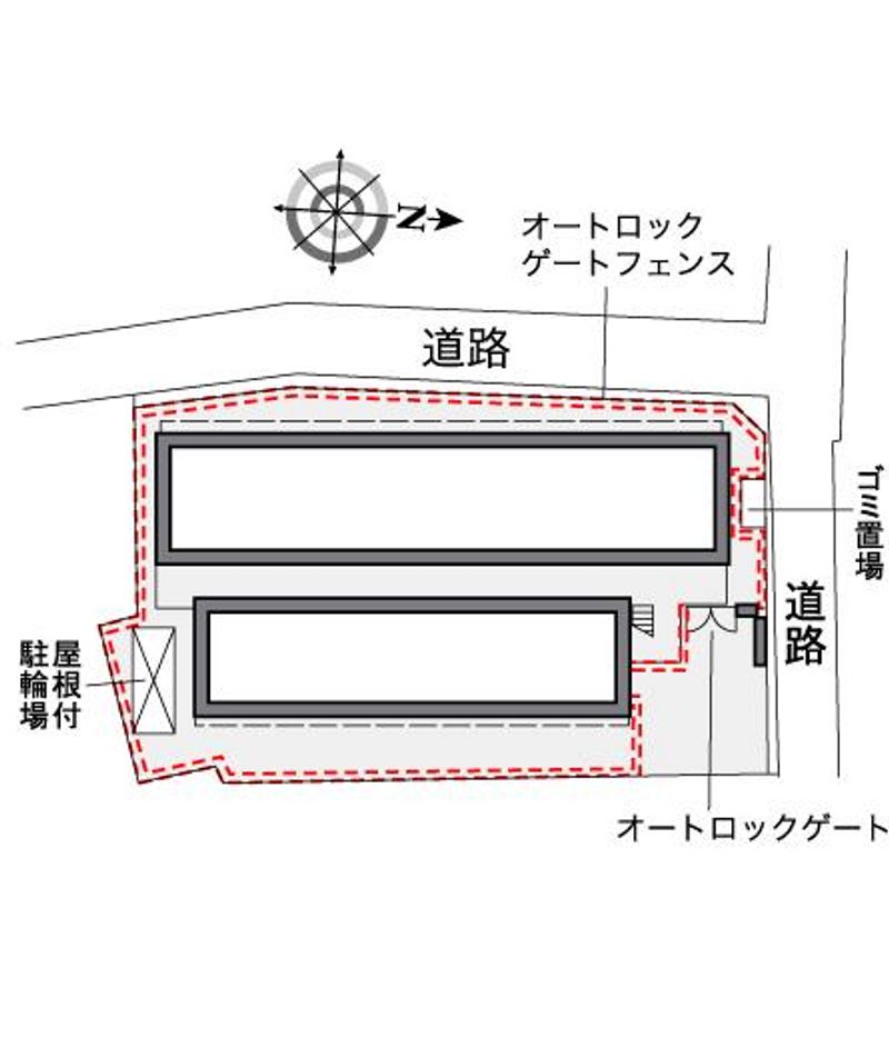 レオパレスフィオローナ 配置図