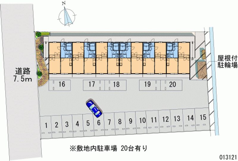 13121月租停車場