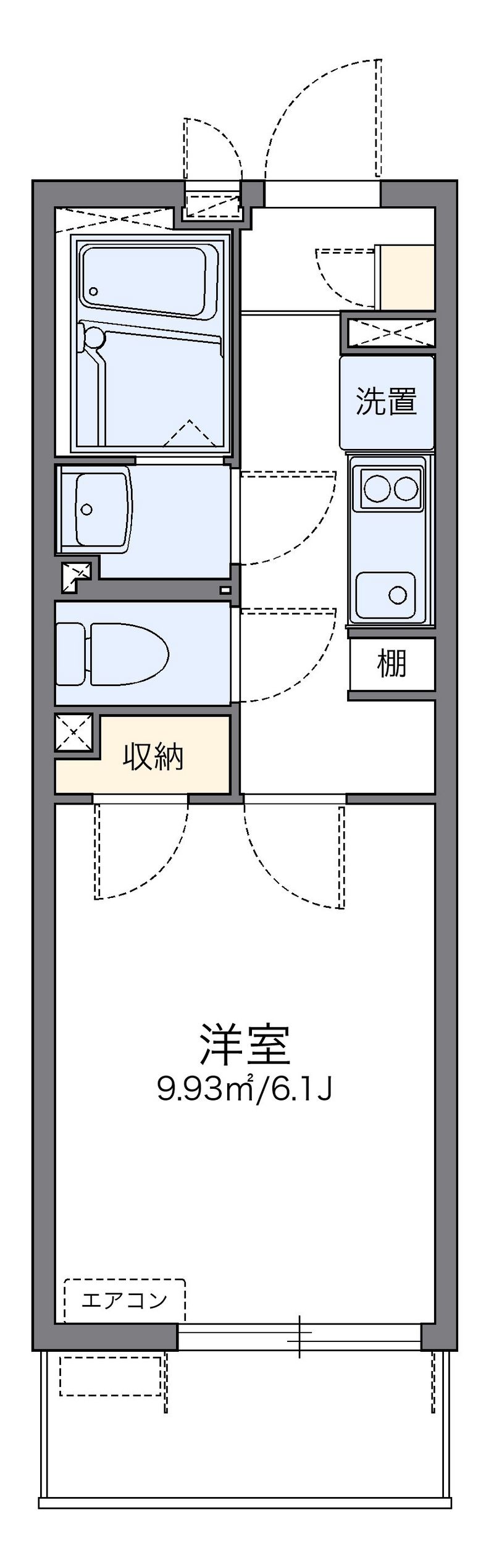 レオネクストラグレージュⅢ 間取図