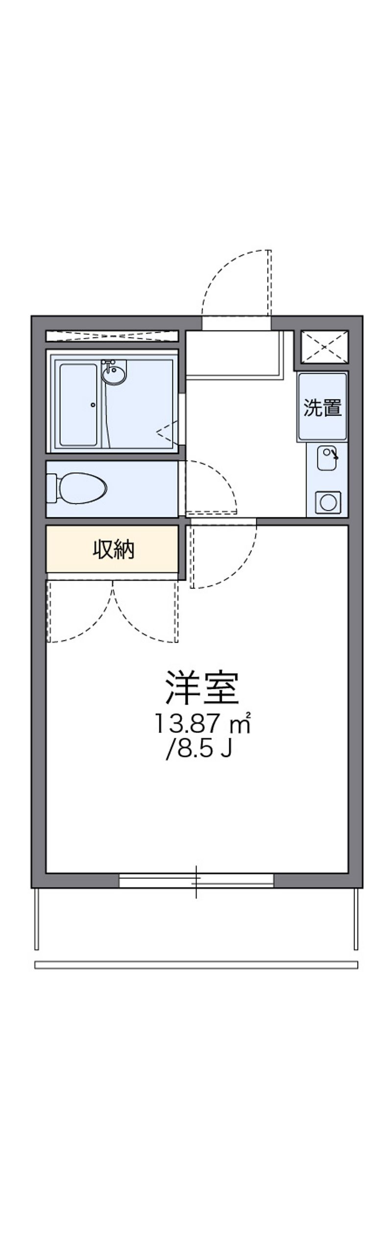 レオパレスサクセスⅠ 間取図