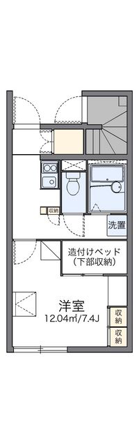レオパレスプラムヴィラ 間取図